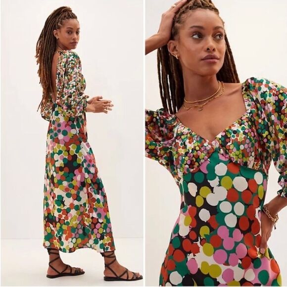 NEW Anthropologie Porridge Floral puff sleeve maxi dres size SP
By Por… - Picture 1 of 12